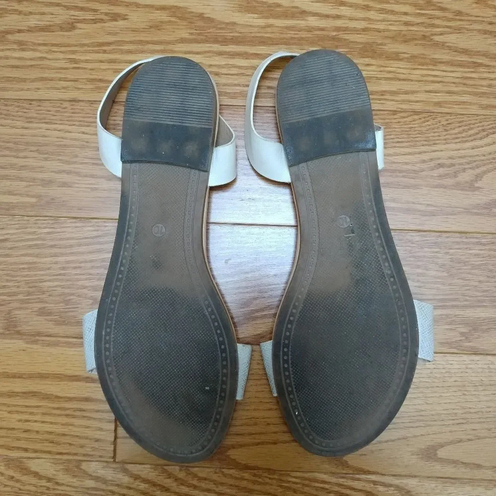 Slide sandals faux snakeskin size 10 wide - Picture 3 of 5